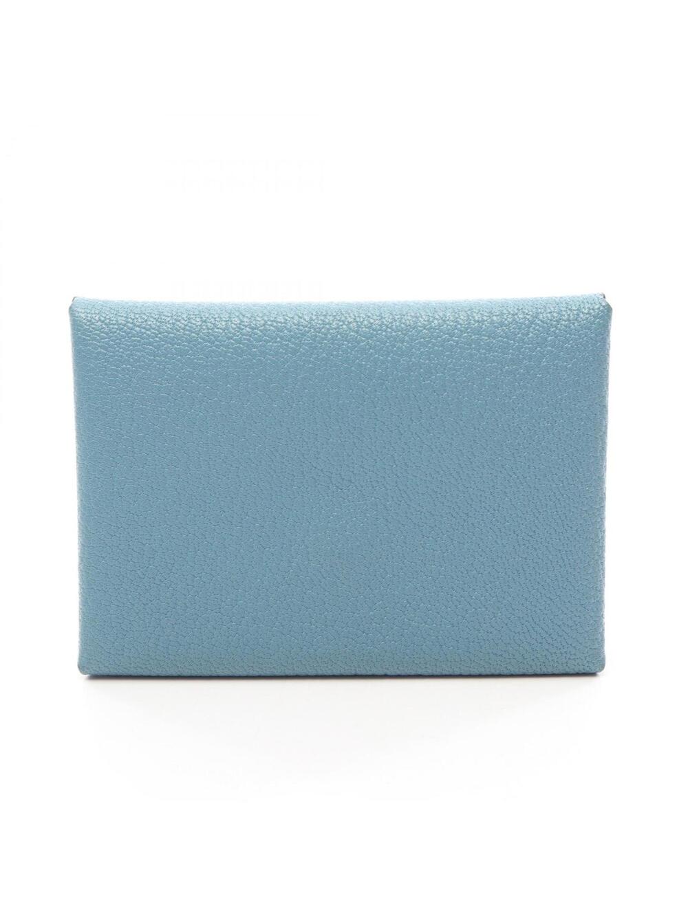 Hermes Calvi Duo Coin Chevre Leather #374477H65B